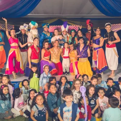 show de aladdin y Jazmín