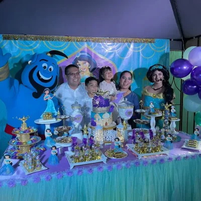 show de aladdin y Jazmín