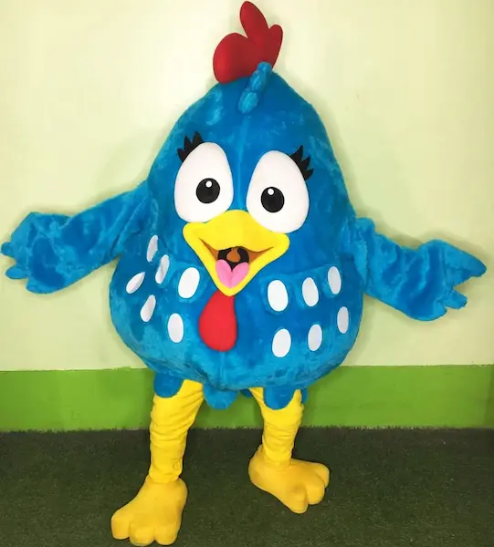 personaje del show de la gallina pintadita