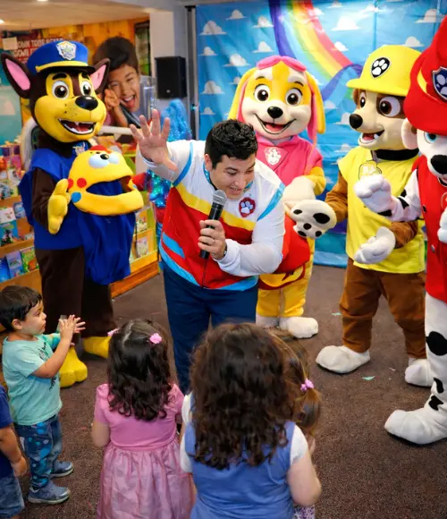 Así se vive el show de Paw Patrol en cada celebración