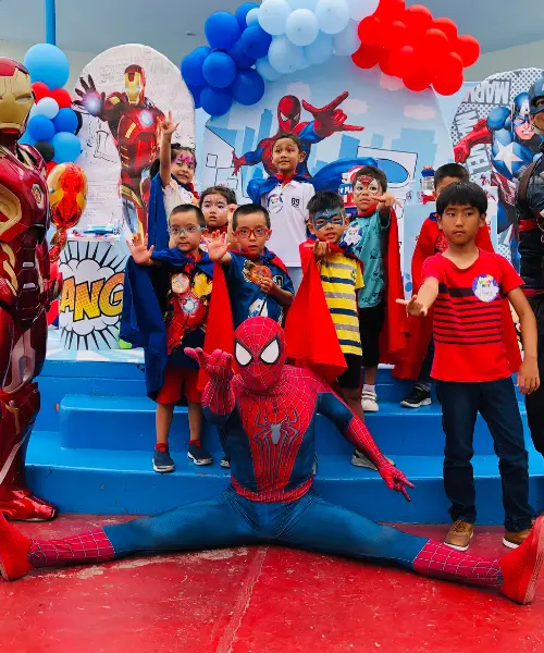 show de Spiderman para fiestas infantiles