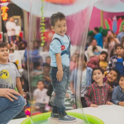 show de burbujas gigantes show happy kids Lima