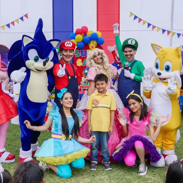Momentos reales de nuestros show de Mario Bros