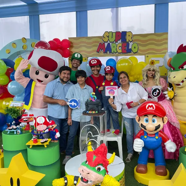 Momentos reales de nuestros shows de Mario Bros