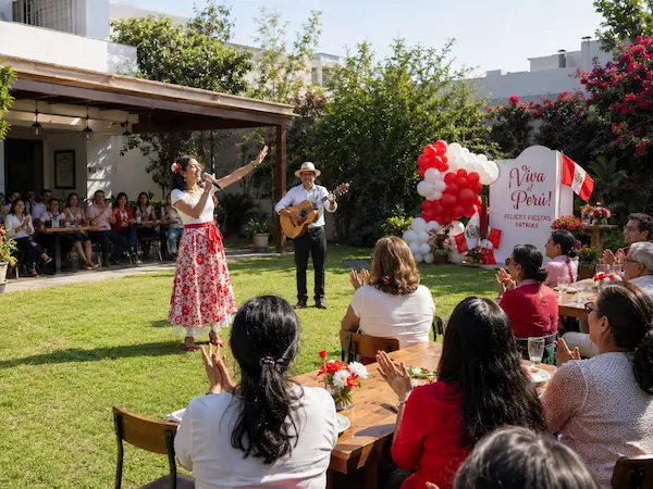 Cómo se vive el show por Fiestas Patrias en tu evento