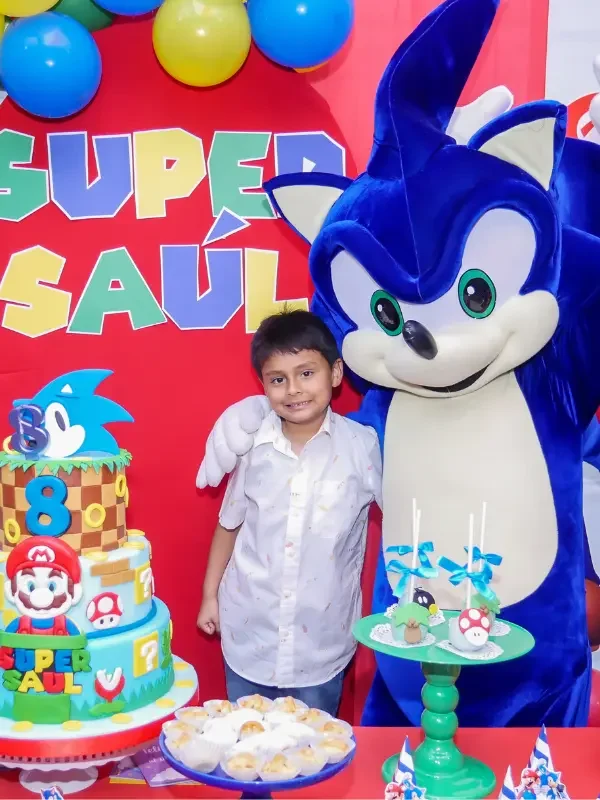 Qué incluye nuestro divertido show de Sonic